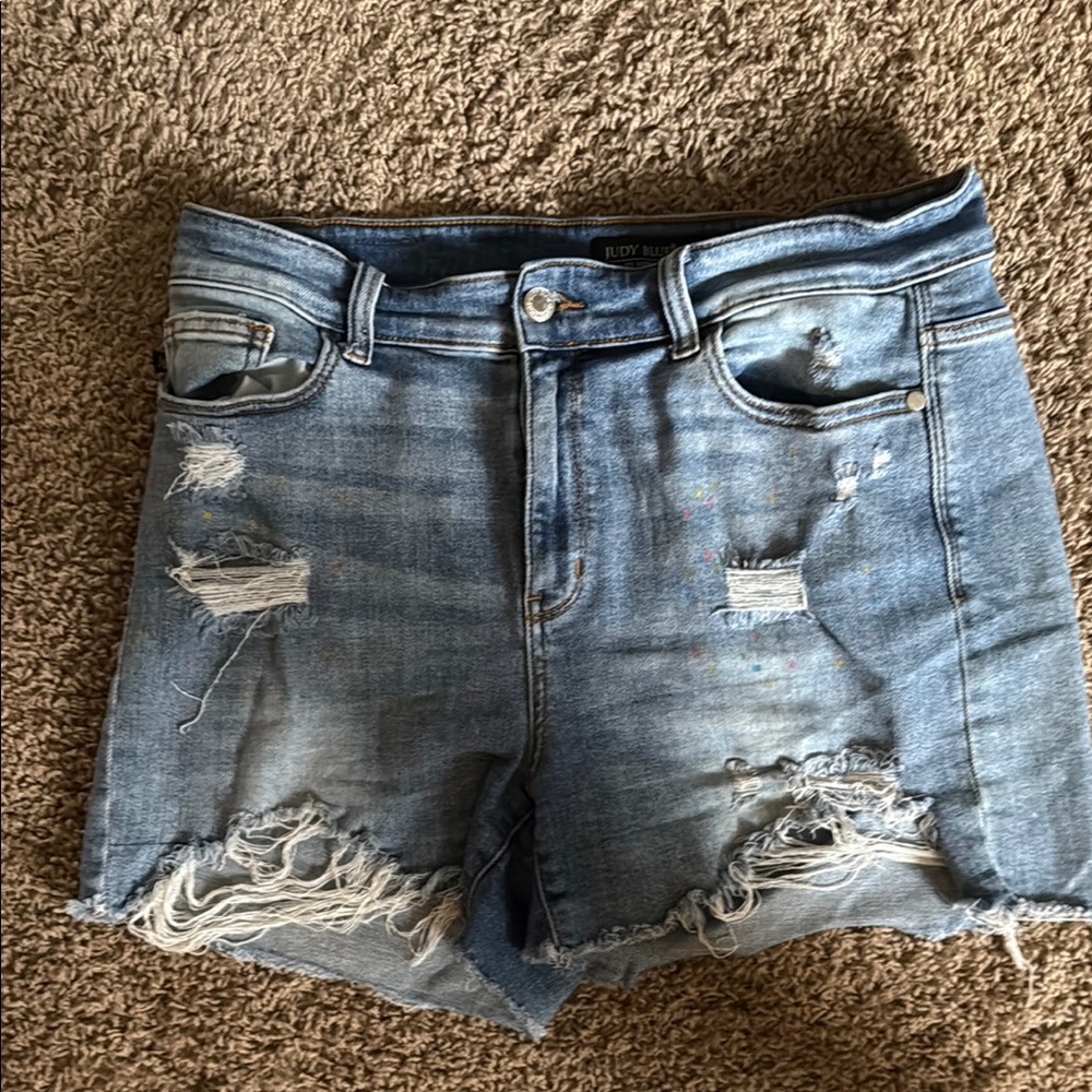 Distressed Denim Women's Shorts